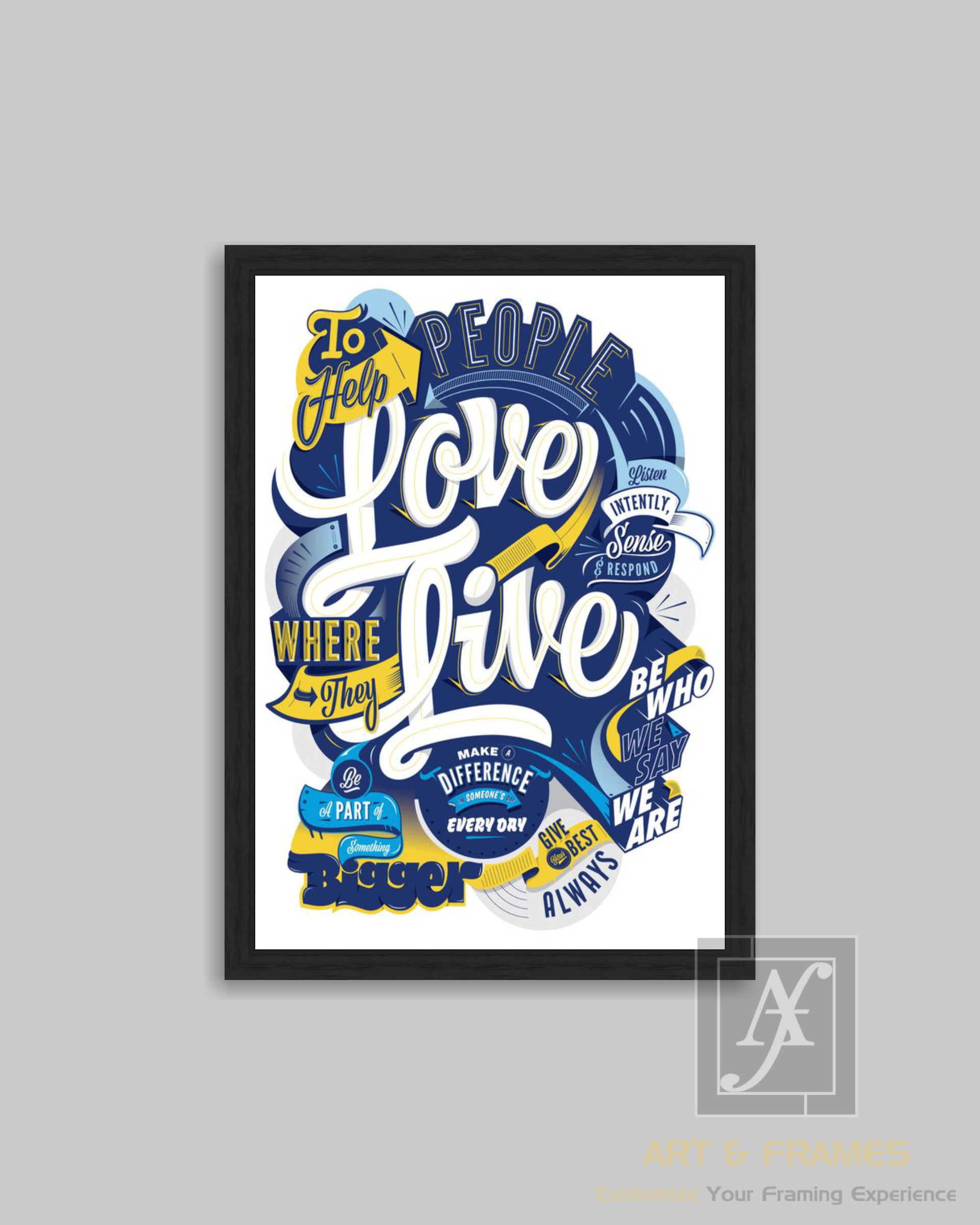 QUOTES ART & FRAMES WITH FRAME BL-0-26