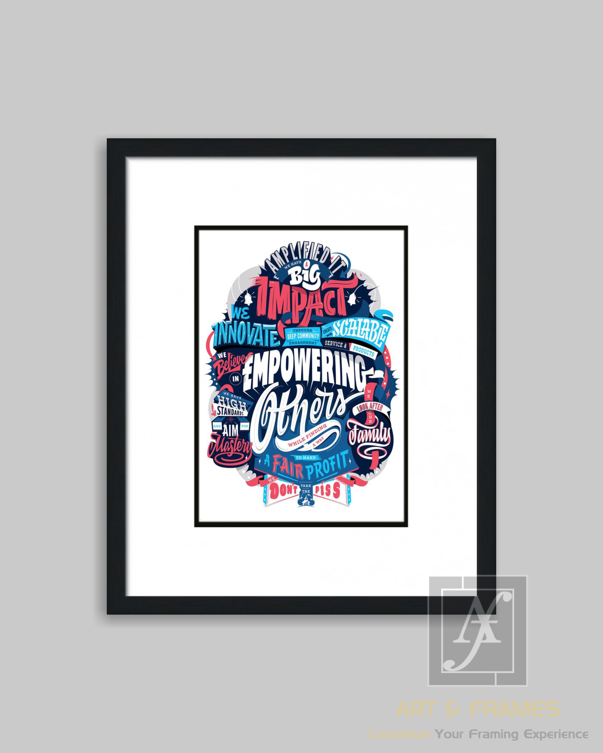 QUOTES ART & FRAMES WITH FRAME BL-0-3