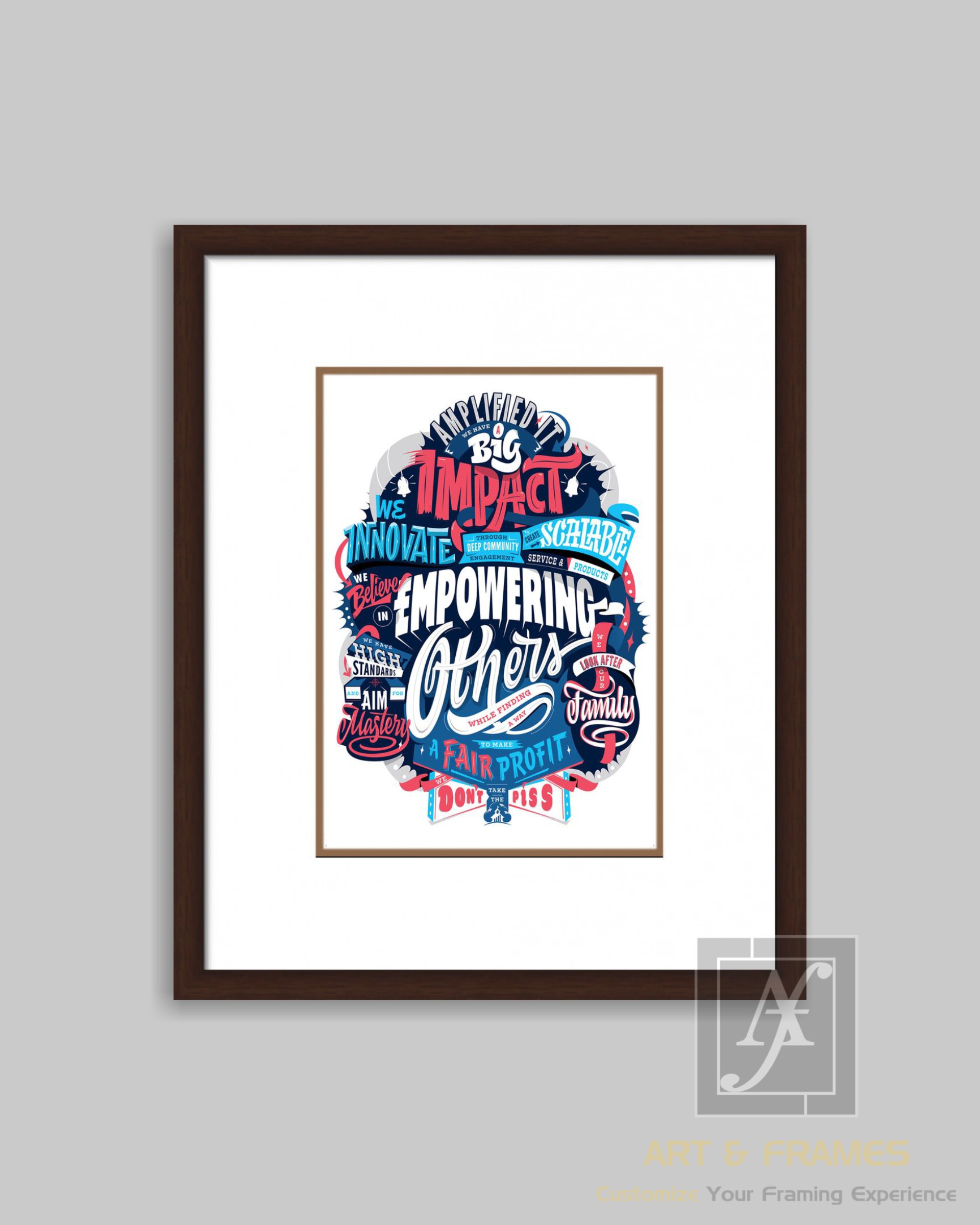 QUOTES ART & FRAMES WITH FRAME BR-0-3