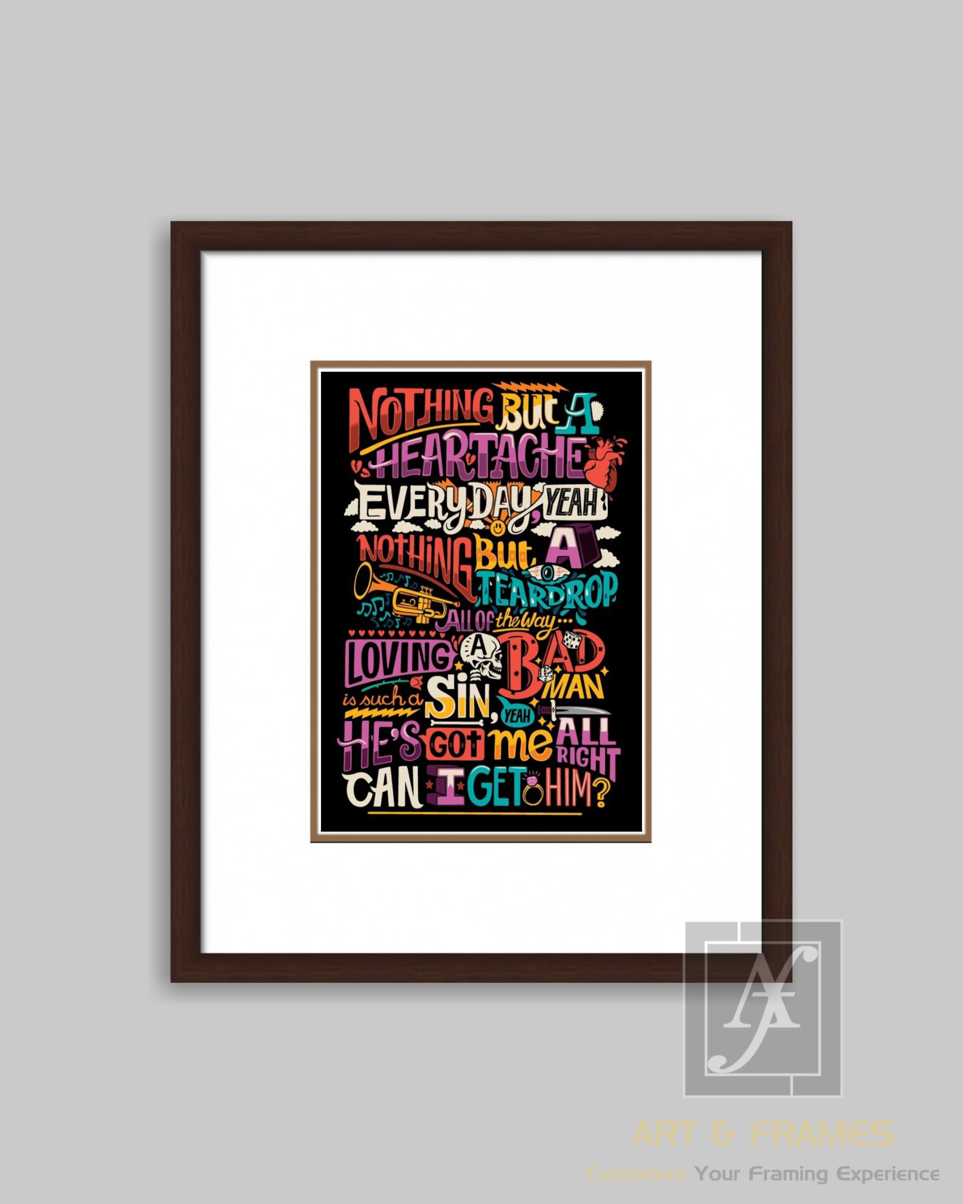 QUOTES ART & FRAMES WITH FRAME BR-0-9