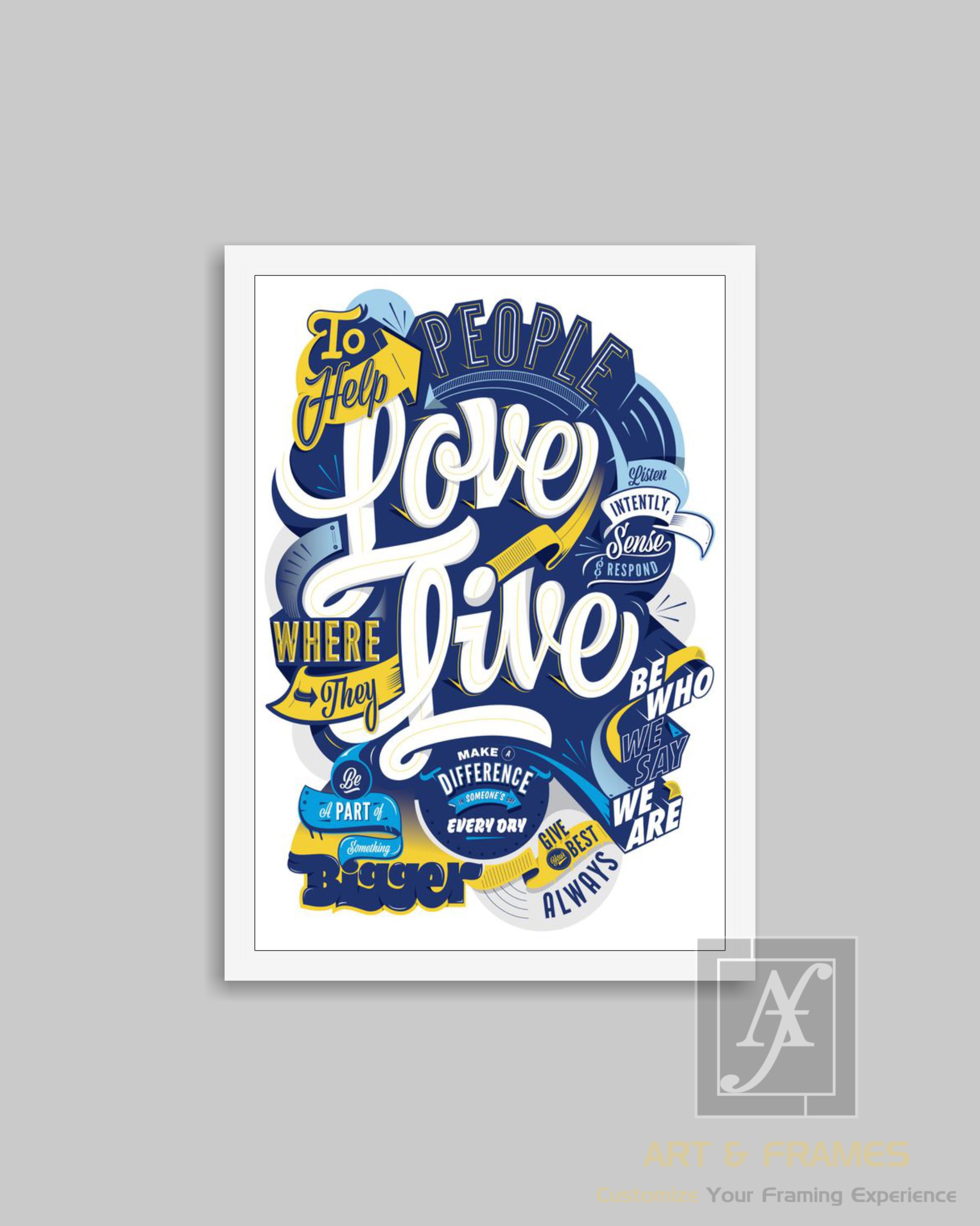 QUOTES ART & FRAMES WITH FRAME WH-0-25