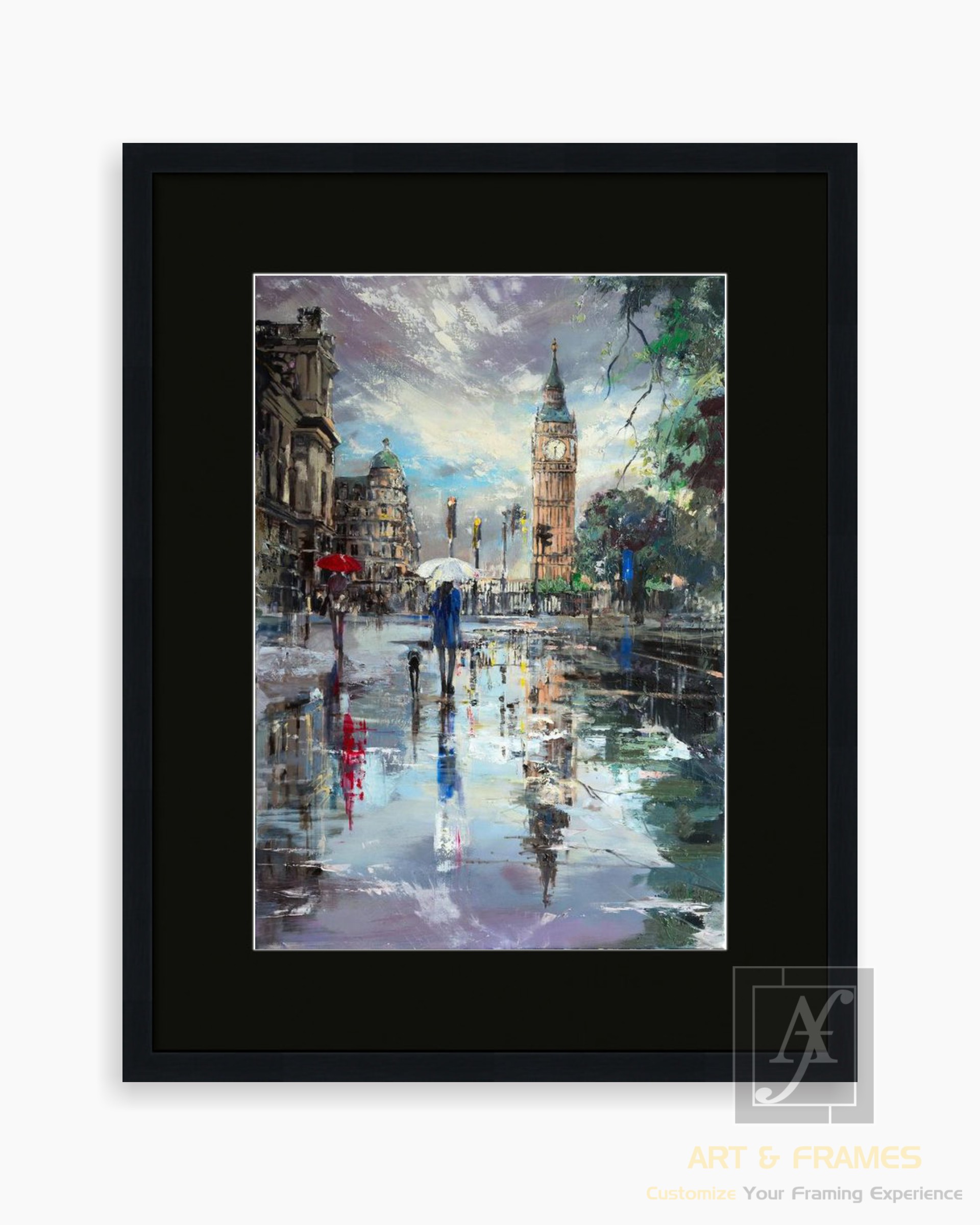 LODON IN WATER COLOR (PRINTED)