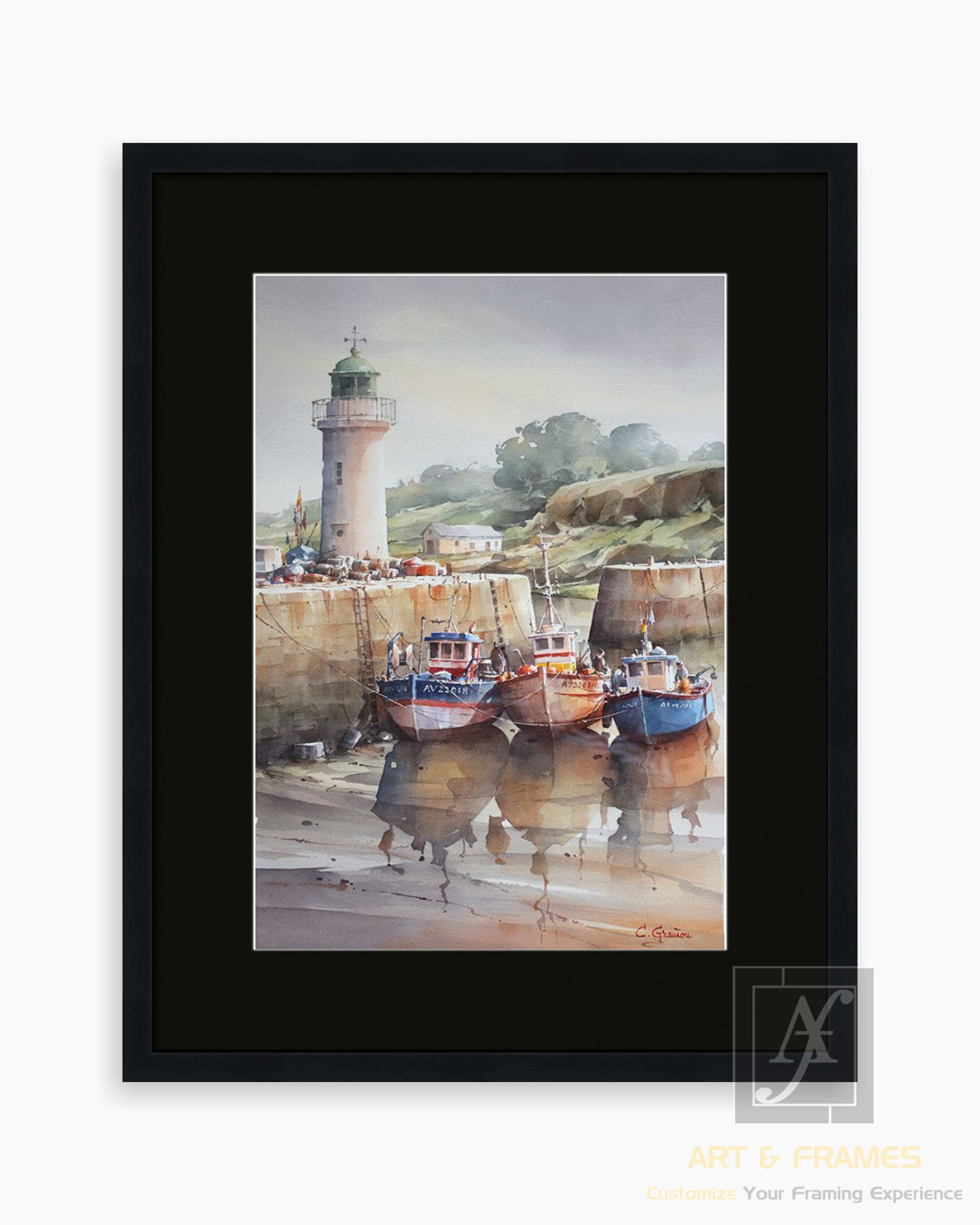 OLD SITE IN WATER COLOR (DIGITAL PRINT)