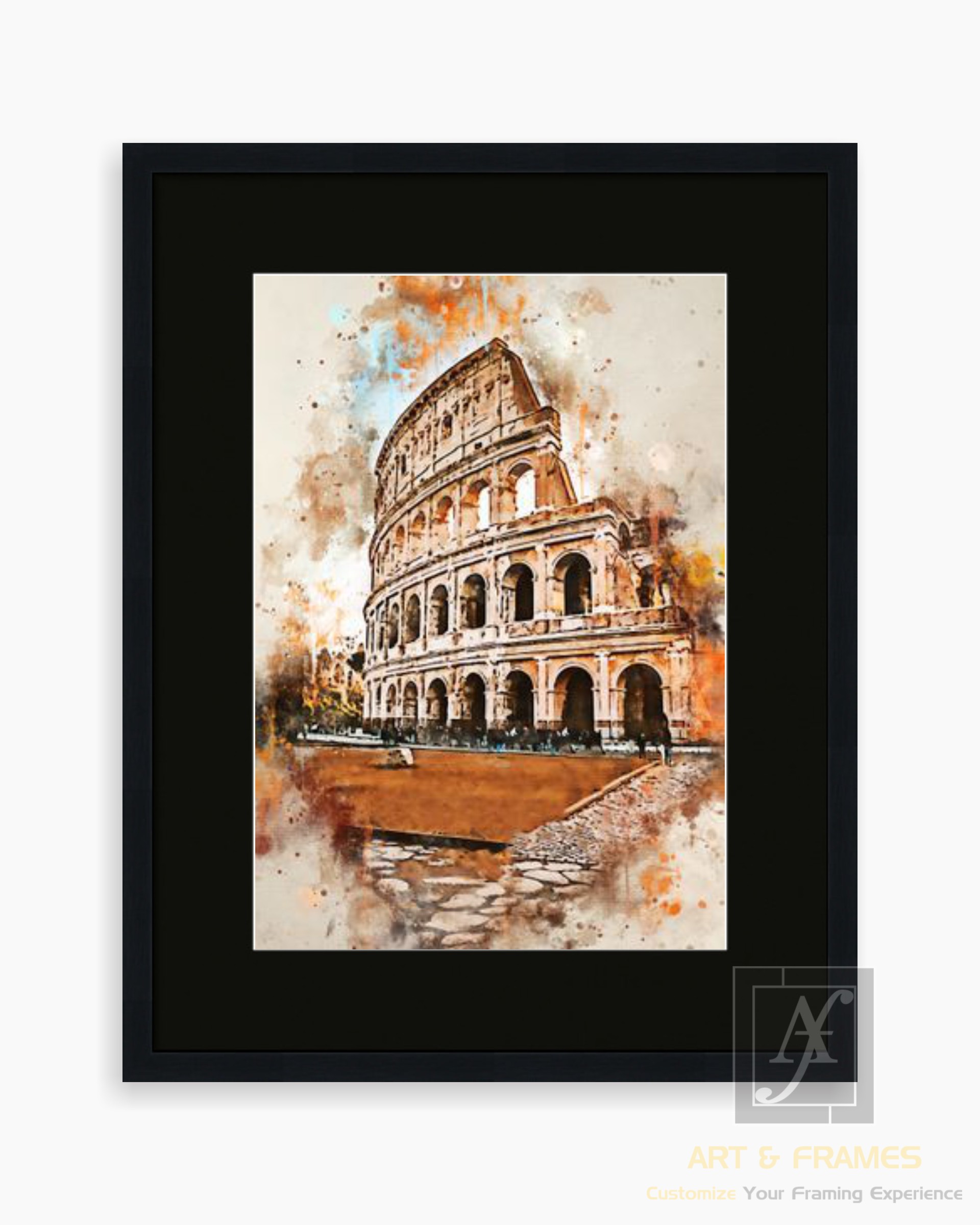 ROME IN WATER COLOR