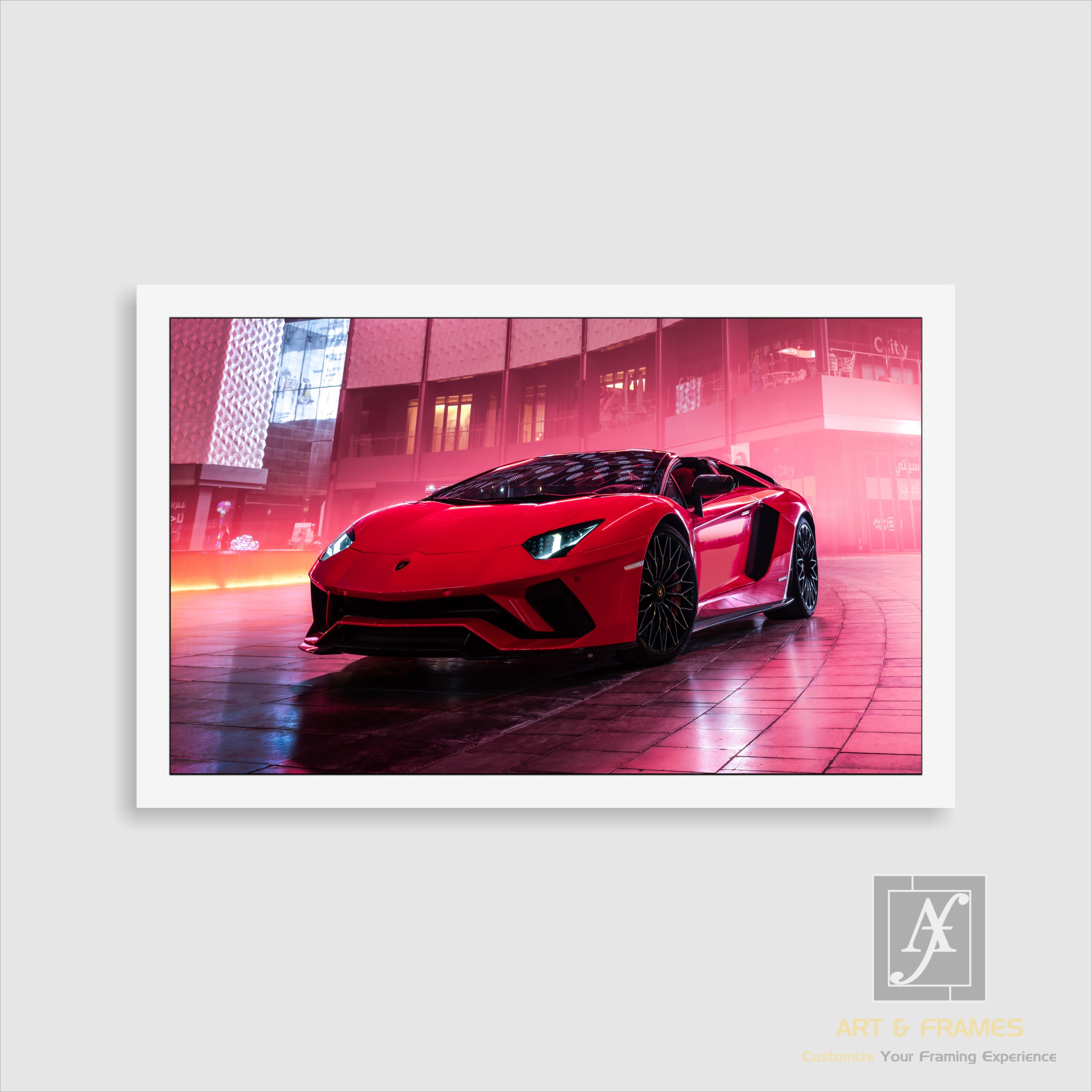91. Red Lamborghini